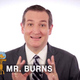 Illustration for article titled Ted Cruz’s awful Simpsons impressions are good for keepin’ down the urges